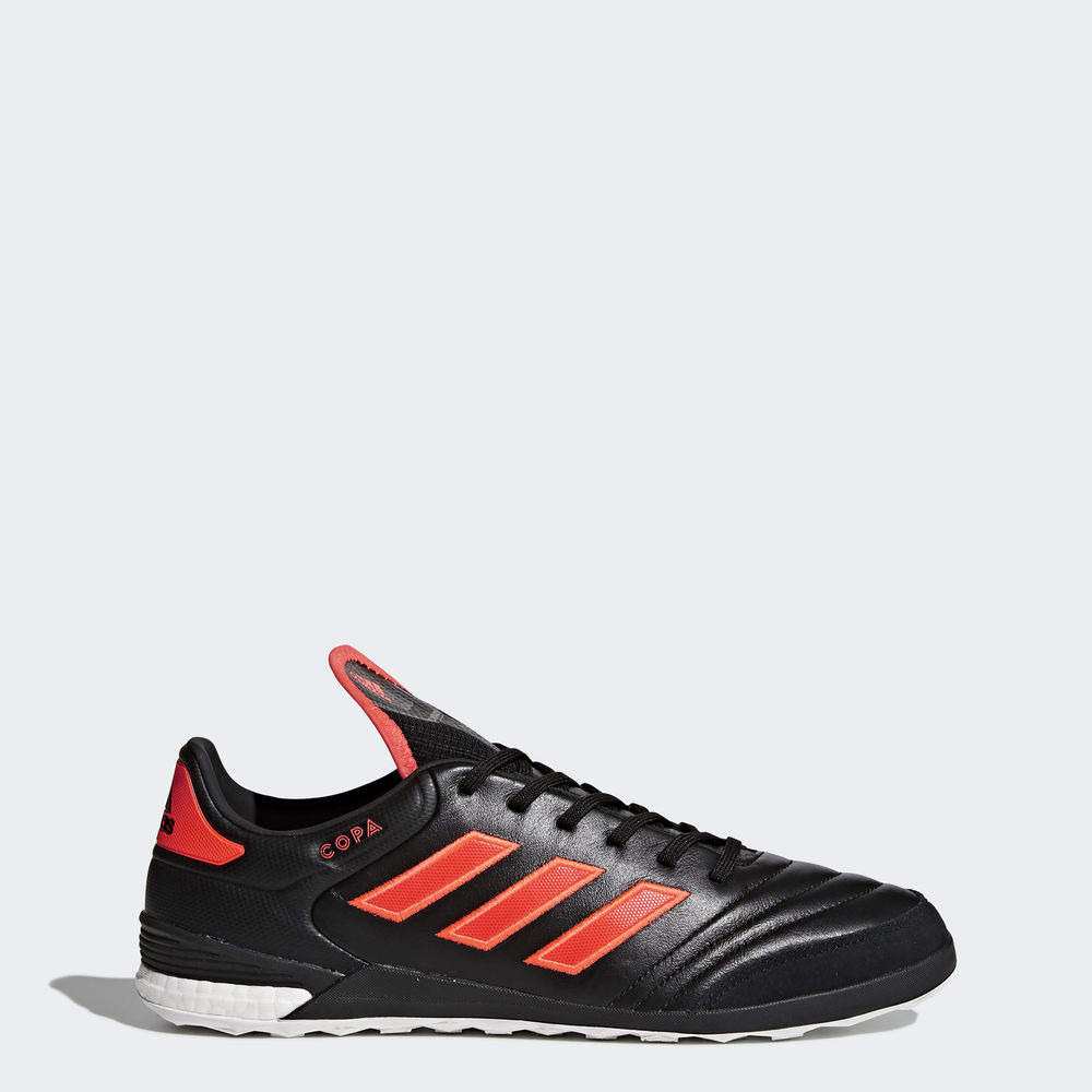 Adidas Copa Tango 17.1 Indoor - ποδοσφαιρικα παπουτσια ανδρικα - Μαυρα/Κοκκινα/Μαυρα,Μέγεθος: EU 36